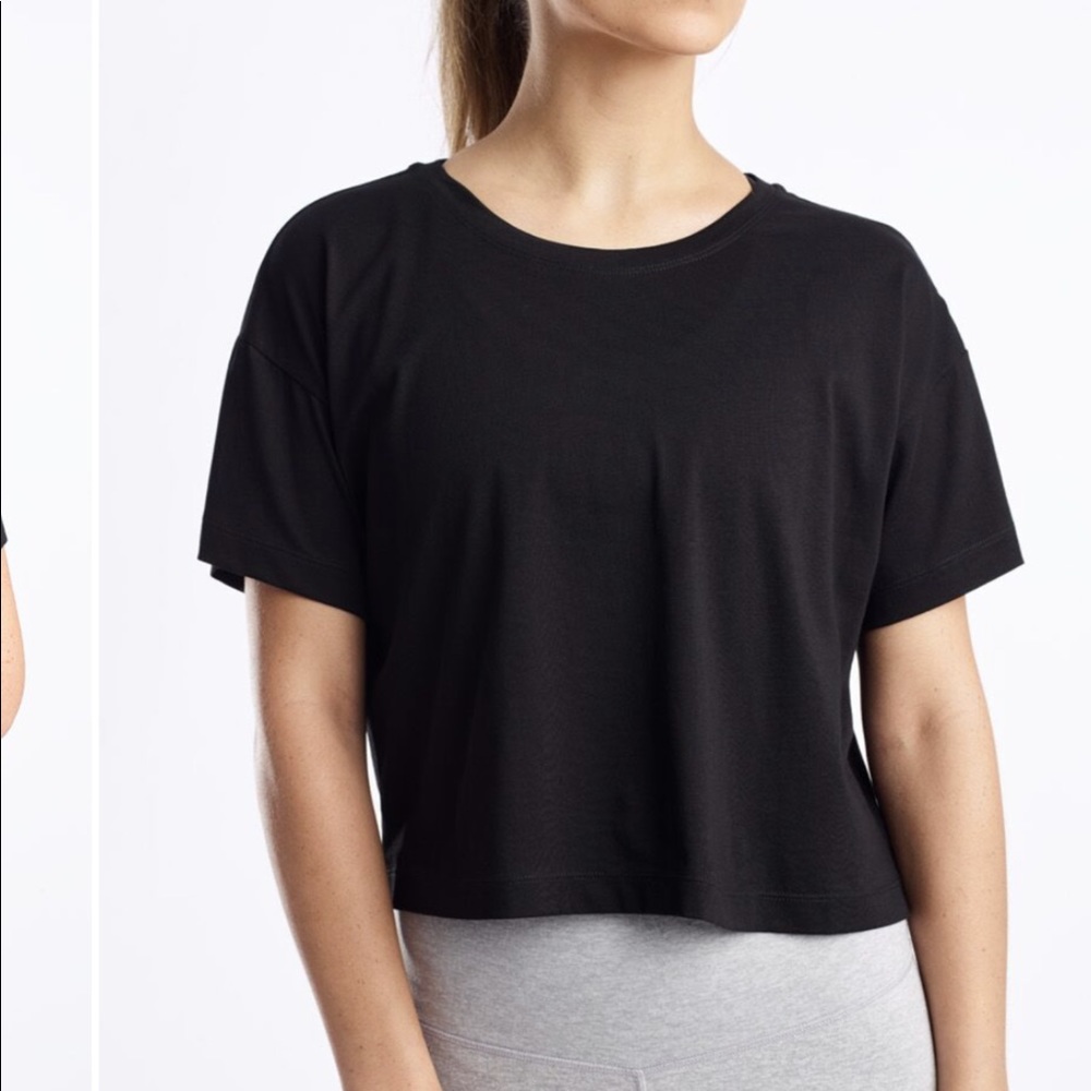DYI Crop Tee in Black